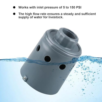 1" Automatic Float Valve Watering System-Ensure Reliable Water Supply, Replace OME 718H Water Trough Float Valve, Cattle Water Tank Float Valve, Livestock Water Tank Float