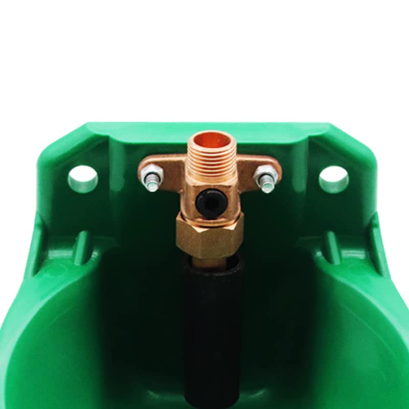 Automatic Sheep Water Bowl Copper nuzzled Valve Auto Fill Goat Waterer | Livestock Water Trough For Horse Pig Hog Cow, Self-Filling Cattle Water Tank ,Water Sewage Separator Vertical Bucket Drinker