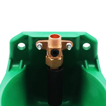 Automatic Sheep Water Bowl Copper nuzzled Valve Auto Fill Goat Waterer | Livestock Water Trough For Horse Pig Hog Cow, Self-Filling Cattle Water Tank ,Water Sewage Separator Vertical Bucket Drinker
