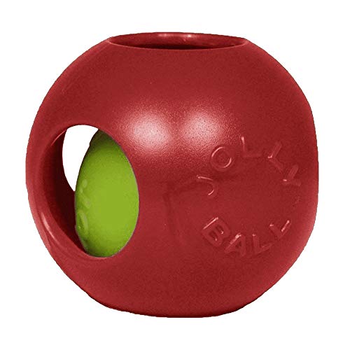 Jolly Pets Teaser Ball Dog Toy, Medium/6 Inches, Blue, Jolly Pets 6-Inch Teaser Ball, Blue - color: Blue, size: Medium (6 in)