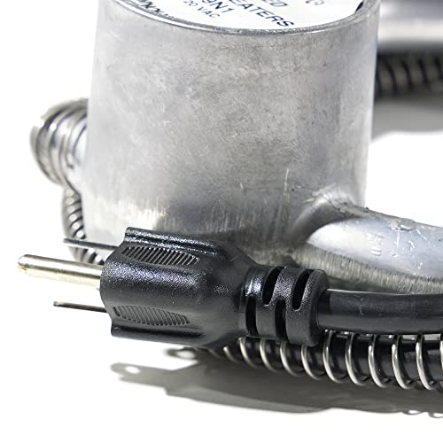 Farm Innovators 2 Pack Bucket De-Icer for up to 5 Gallon Bucket - 250W Aluminum Water Heater for Plastic or Metal Livestock Water Container - size: 2 Pack