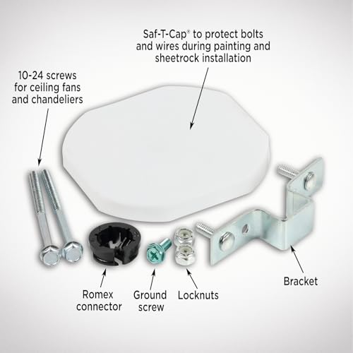 Westinghouse Saf-T-Brace, 3 Teeth, Twist and Lock - size: Box Depth: 2.125 Inches