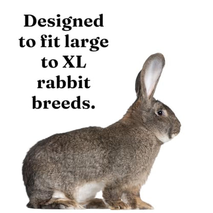 XL Rabbit Nest Box – Heavy-Duty Wood – Large & Giant Rabbit Breeds – Perfect for Nesting & Breeding Rabbits and Small Animals