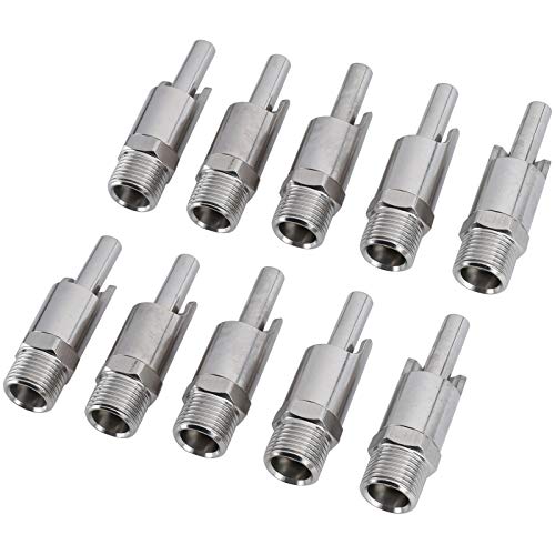 Automatic Pig Nipple Drinker Pig Water Nozzle Poultry Watering System for Sows Piglets Drinking (Stainless Steel) - color: Stainless Steel
