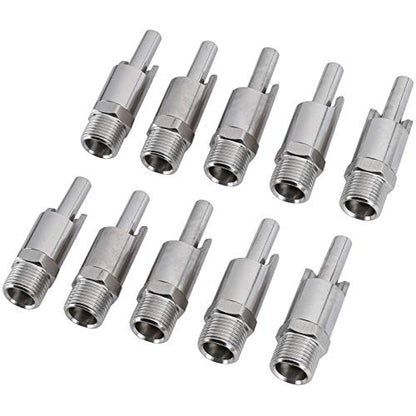 Automatic Pig Nipple Drinker Pig Water Nozzle Poultry Watering System for Sows Piglets Drinking (Stainless Steel) - color: Stainless Steel