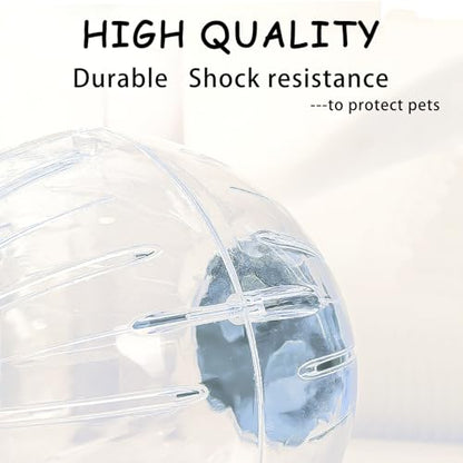 Large Hamster Wheel Sport Running Ball Hamster Toys for Hamsters Guinea Pig Mice Ferret Small Pet 7.3” x 7.3” x 7.3”