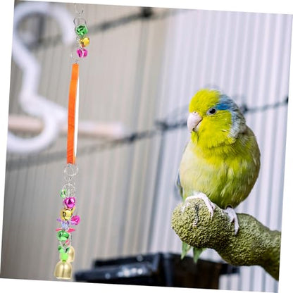 Acrylic Chicken Mirror with Hanging Ring for Pet Birds and Hens Sturdy Chew-Resistant Bird Accessory for Coop Entertainment and Stress Relief