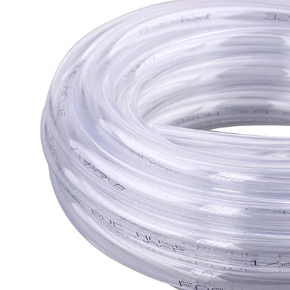 Clear Vinyl PVC Tubing 1/4" ID X 3/8" OD Plastic Flexible Food Grade Hose 10 Feet - size: 1/4" 3/8", style: 10 Feet