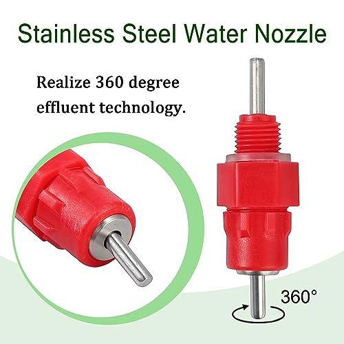 Chicken Waterer Nipples Automatic Poultry Watering Nipples Chicken Drinkers (dht, 10pcs)