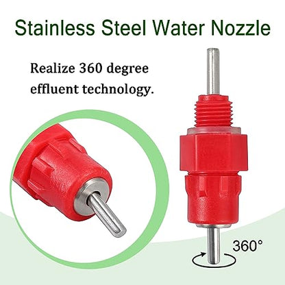 Chicken Waterer Nipples Automatic Poultry Watering Nipples Chicken Drinkers (dht, 10pcs)