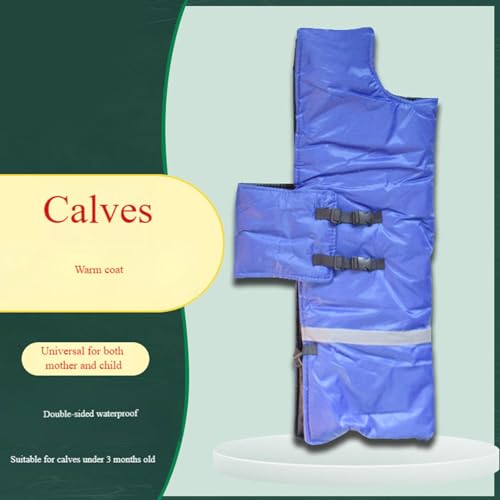 Weatherproof Calf Coat Oxford Fabric Night Feature Cattle Blanket Jackets for Ranch Animal Warmth Calf Protective Gear