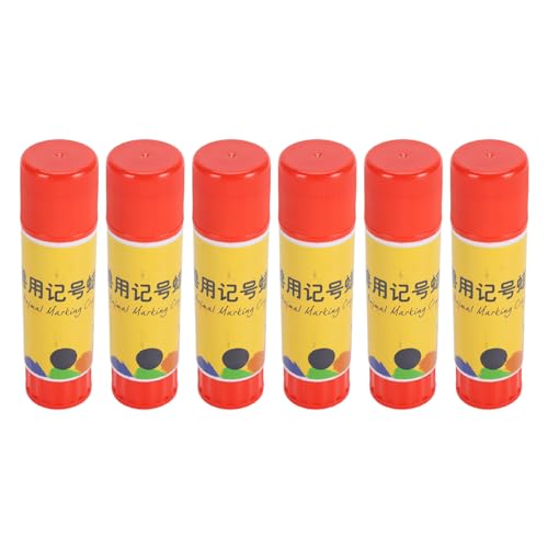 Livestock Marker Farm Marking Crayon Animal Identification Stick Premium ABS Wax Material Safe for Pig Sheep Cow Cattle (Red) - color: Red