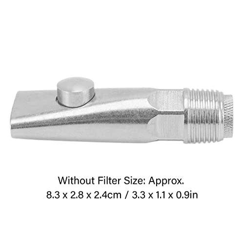 2PCS Stainless Steel Automatic Pig Nipple Water Drinker Feeders, Pig Nipple Waterer, Hog Nipple Waterer, Heavy Duty Water Drinker Feeder Watering Nipples for Piglets, Sows Drinking(#1)