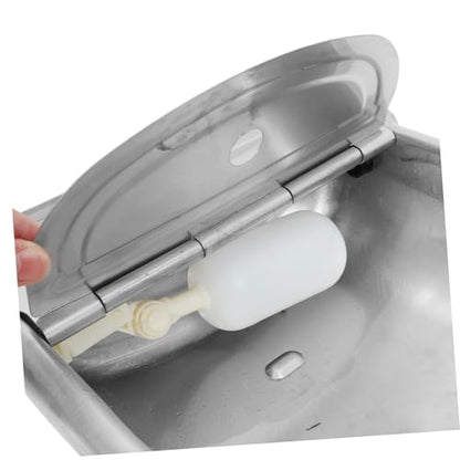 Abaodam Stainless Steel Automatic Waterer for Cattle and Horses Self-Filling Livestock Water Bowl with Float Valve Sturdy Livestock Water Feeder for Farm Animals