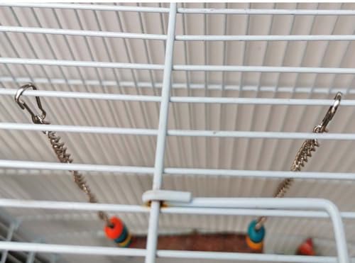 Bird Perch Toy, Natural Wooden Stand for Chick, Handmade Chicken Coop Swing for Training, Chicken Coop Accessories for Lovebird, Conure, Cockatiel, Parrot, Hens,Bird (S) - size: S