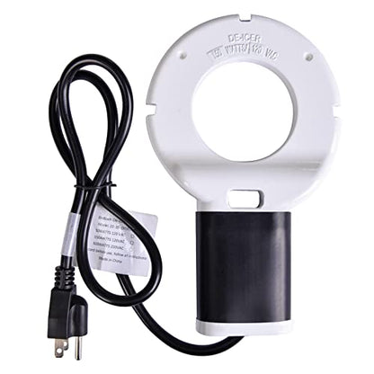150W Chicken Waterer Heater, Aluminum Utility De-Icer for Farm & Livestock, Non-Conductive and Anti-Rust Heated Chicken Waterer, Bird Bath Heater Livestock Water Heater for Multiple Using - size: 150-Watt(New)