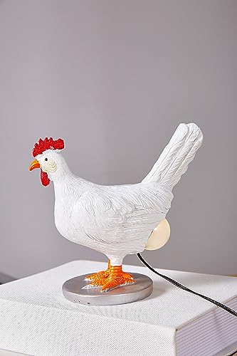 Chicken Egg lamp,3D Chicken Table lamp,Lifelike LED Egg lamp,Resin Chicken Egg Night Light with USB (Chicken Egg lamp)