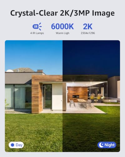 ANNKE Wireless Camera System, 16CH Expandable 4K Security NVR, 4Pcs 3MP Outdoor Cameras(Plug-in Power Required), 2-Way Audio, Dual-Band WiFi, Human Detection, IP66 Waterproof, 24/7 Protection, 1TB HDD