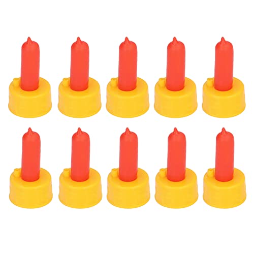 Generic Goat Nursing Nipple, Silicone Milk Feeder, Vent Hole Pet Feeder with Easy Mount, Ideal for Lambs, Dogs & Foals, Mounts on Plastic Soft Drink Bottles