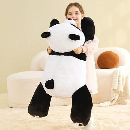 IKASA Giant Panda Stuffed Animal Plush Toy,30" Large Cute Jumbo Soft Toys,Huge Big Size Plushy Fluffy Fat Oversized Plushie,Gifts for Kids Girls - style: Panda