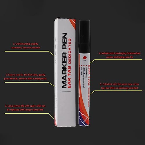 Ear-Tag Marking Pen Control Device Lightweight Livestock Supplies