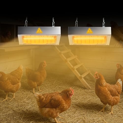 400W Chicken Coop Heater Bulb, Replacement Bulb Accessories for Chicken Heat Lamp, Brooder Heater Tubes for Chicks, Poultry, Pets, 4 Pack - color: Bulb 400W - 4 Pack