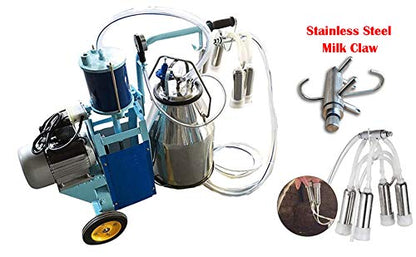 INTBUYING 304 Stainless Steel Milk Claw for Piston Milking Machine Milker Cow