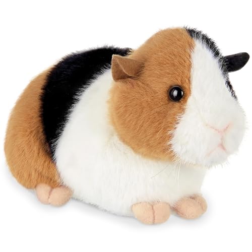Bearington Scooter Plush Guinea Pig Stuffed Animal Toy - 8" Realistic Guinea Pigs Stuffed Animals with Soft Cuddly Body and Bean Bag Weight - Cute, Adorable Cavy Plushies Gift for Kids and Pet Lovers - color: 8" Scooter (Guinea Pig)