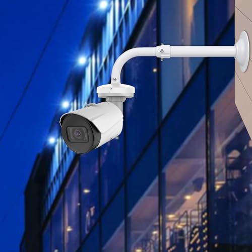 WiTi Security Camera Mount Bracket 6 inch Base,15.7inch-23.6 inch Extendable J-Pole Compatible with Reolink Amcrest IP Cameras, Solid Metal Mounting Bracket for Camera System Outdoor and Indoor