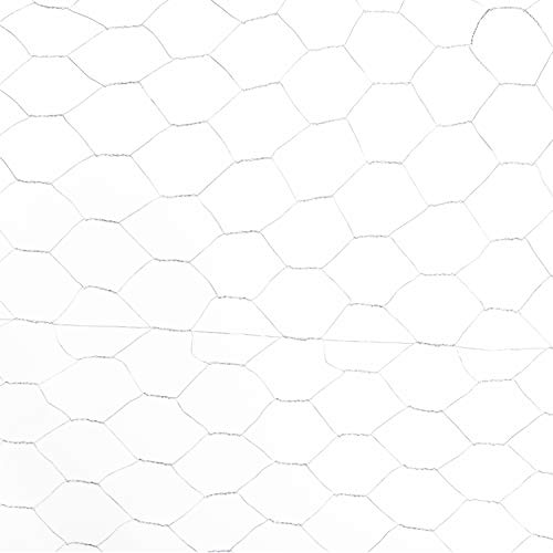 Fencer Wire 20 Gauge Galvanized Poultry Hex Netting with 2 inch Mesh - size: 5 ft. x 150 ft.