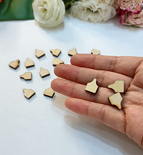 60pcs of Cow Tag Earring Ear Tag,Earrings Studs Sublimation Blanks Wood Earrings,Blanks Farm Animal Earrings Stud,DIY Country Western Jewelry (0.5'') - size: 0.5''
