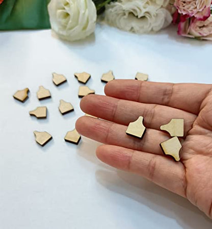 60pcs of Cow Tag Earring Ear Tag,Earrings Studs Sublimation Blanks Wood Earrings,Blanks Farm Animal Earrings Stud,DIY Country Western Jewelry (0.5'') - size: 0.5''