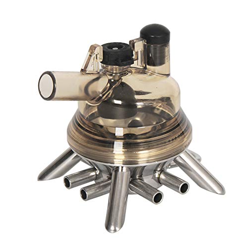 Milk Claw Milking Claw Milk Collector Milking Part Accessory with Multi Manifolds Connectors Easy to Use Durable for Cow Goat 160CC Stainless Steel Base PSU Lid