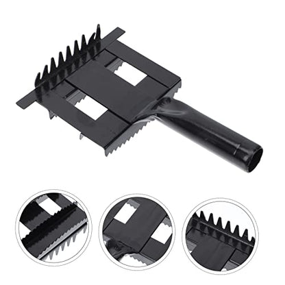 Healifty Heavy Duty Livestock Hair Brush with Smooth Handle Cattle Sheep Mud and Shedding Hair Removal Booster Comfortable Grip Cleaning Tool