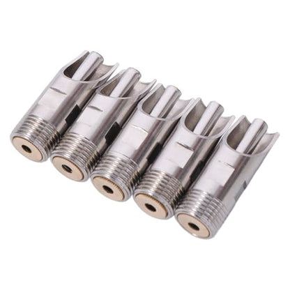5pcs 1/2" Stainless Steel Livestock Pig Drinking Water Equipment Faucet Pig Nipple Drinker for Sows Piglets Drinking