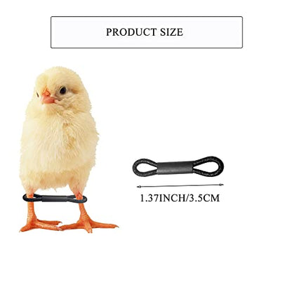 100 Pcs Baby Chicken Splay Leg Bands Poultry Adjustable Hobble Brace | Adjustable leg bands. For newborn chick, quail, duck. Splay leg, spraddle leg fix. 1-3 days newly hatched. Poultry accessory