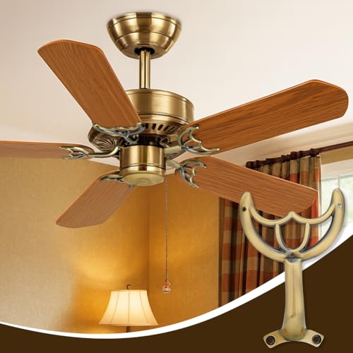 PH PandaHall Ceiling Fan Blade Arms, Metal Ceiling Fan Blade Brackets Alloy Replacement Parts Mounting Bracket Kit Fans Holder for Repairing Easy Installation, Antique Bronze - color: Antique Bronze