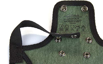 DOWN UNDER OUTDOORS Medium-Large Chicken Saddle with Adjustable Straps, Chicken Apron, Poultry Saver, Pet Supplies, Including Shoulder Cover (Green) - color: Green