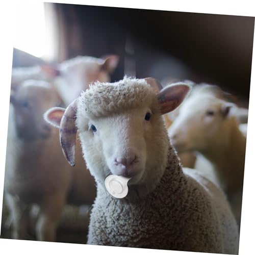 Mikikit 10pcs Livestock Bottles Nipples Pacifier Replacement Bottle Nipples Portable Lamb Goat Feeder