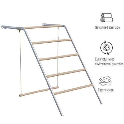Chicken Perch for Coop, Chicken Swings for Coops, Easy to Installation&Clean, Poultry Coop Roosting Perch, Large Metal Perch (53.9' L X 41.3' W X 44.9' H)