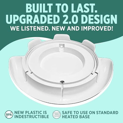 Poultry Pro Chicken Waterer for 5 Gallon Bucket - Hands-Free Gravity Fed Water for Chicken, Ducks & Small Birds, DIY Poultry Waterer, Chick Feeder, Fits Standard 5 Gallon Buckets (Bucket Not Included)