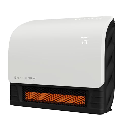 Heat Storm 1500-Watt Sedona WiFi Infrared Wall Mountable Heater,White