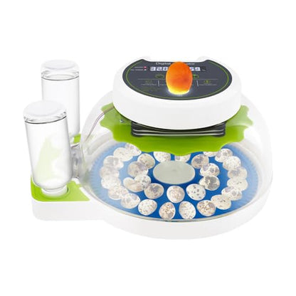 33 Incubators for Hatching Eggs, Quail Egg Incubator Automatic Turner with Dual Power Supply & Intelligent Control, Adjust Temperature & Humidity, Poultry Egg Incubator for Hatching Chicken Duck Bird - size: 33 eggs