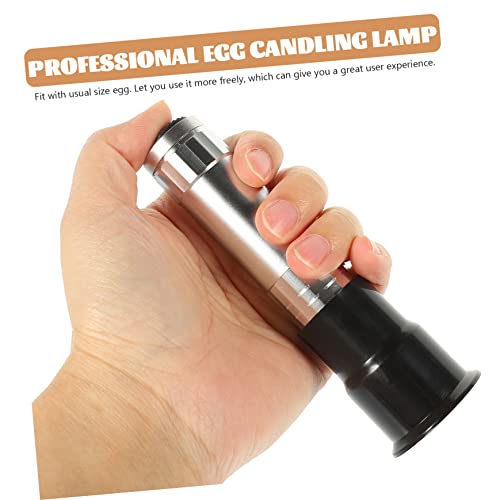 TOYANDONA Professional Egg Candler Lamp Portable LED Egg Detector for Farm Use High Brightness Light for Monitoring Egg Development Cold Light Prevents Overheating for Chicken