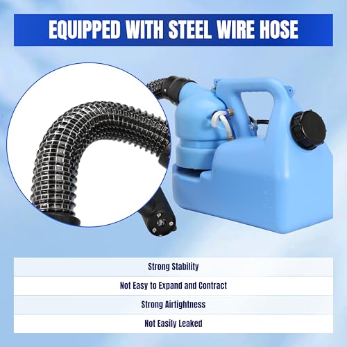 ULV Fogger Machine 6L (1.58 Gallon) Electric Portable Fogger Sprayer Ultra-Low Volume Atomizer for Indoor Home Hotel Outdoor Yard Gardens Church School