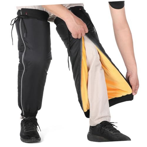 Thermal Calf Sleeves for Hiking Waterproof Leg Gaiters Snowproof for Cold Weather