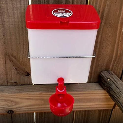 RentACoop Wire Bracket for Small Animal Drinking Bottle (64 oz) - size: 64 oz