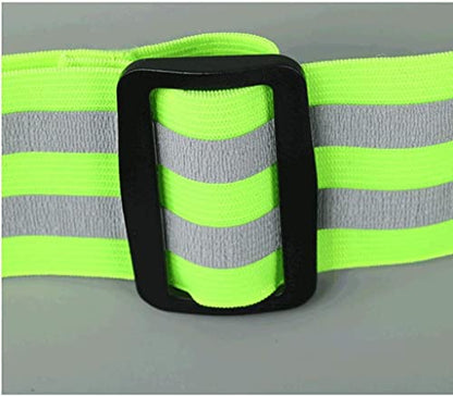 Reflective Reflective Vest Belt Leggings for Cycling with Bicycle Drawstrings Vest(B) - color: B