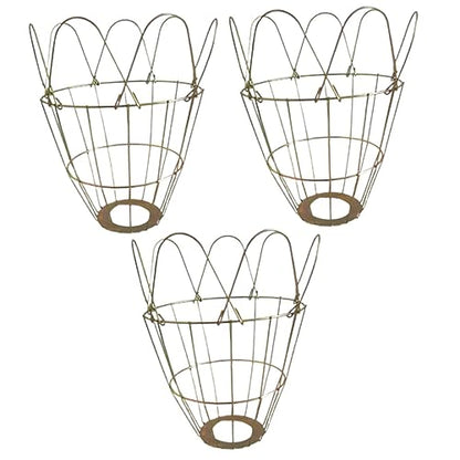 3pcs Wear-Resistant Bulb Cover for Heating Lamps Light Bulb Cage for Livestock Reptiles and Chickens Easy to Install Material Design