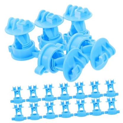 Happyyami 50pcs Electric Fence Insulators Material Essential for Livestock Safety Easy to Install Compatible Standard Electric Fence Wires